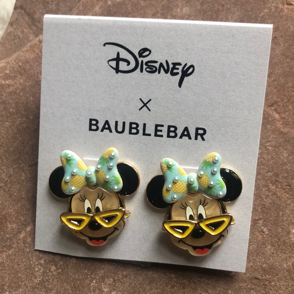 BaubleBar x Disney Minnie Mouse Stud Earrings